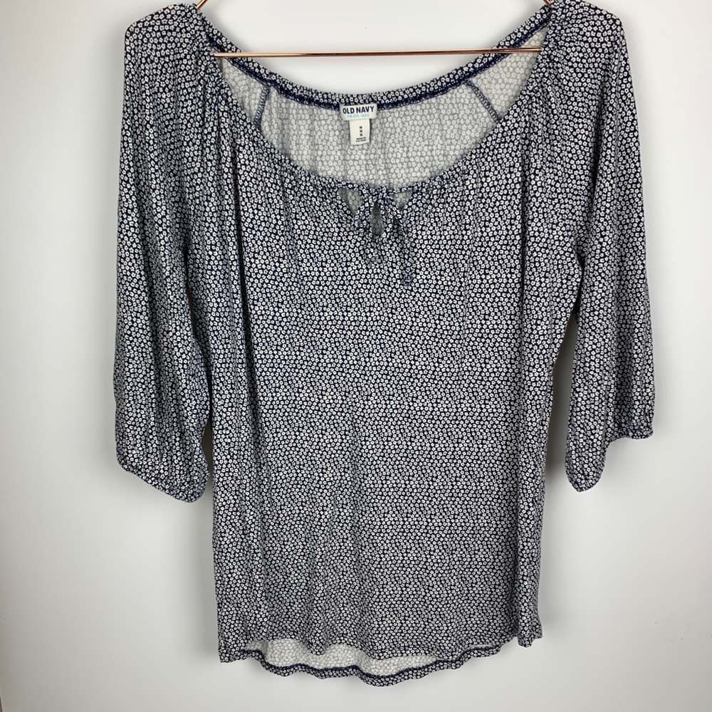 Old Navy Floral Print Blouse - Picture 5 of 6